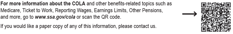 COLA QR code information