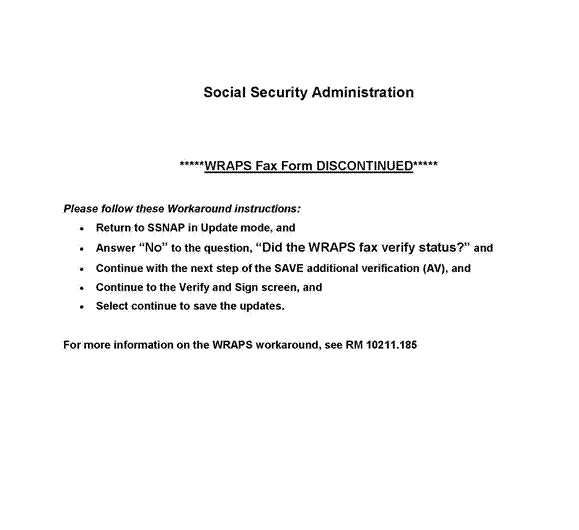Ssa Poms Rm 10211 185 Evidence Of Refugee Status For An Ssn